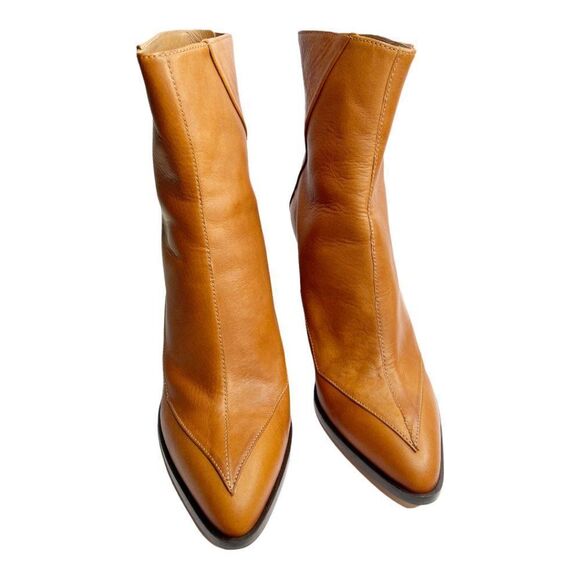 SYLVEN NEW YORK Almasi Leather Block Heel Boot  - Picture 3 of 12